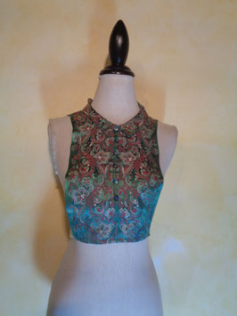 Plastron soie 1900