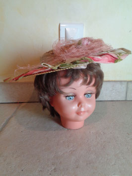 Chapeau paille et tissu