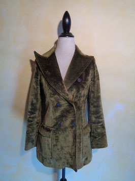 Veste velours verte 70's T.38