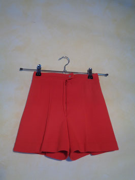 Short rouge 60's T.6 ans