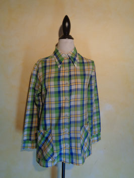 Chemise à carreaux 70's T.40