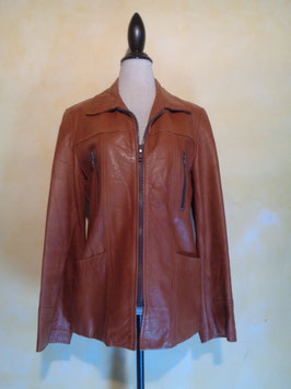 Veste cuir 70's T.40