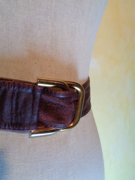 Ceinture cuir souple 70's