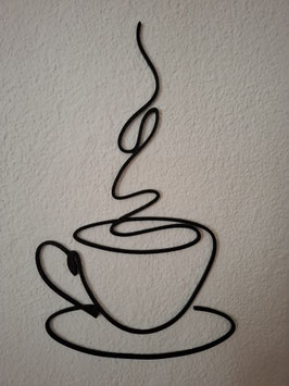 Wand-Deko Kaffeetasse