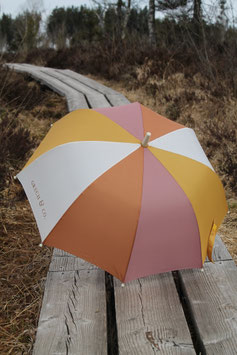 Regenschirm lila rostrot