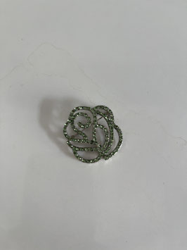 nr 08 broche metaal strass