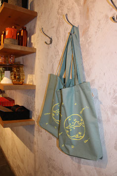 Life on Mars Totebag slate green
