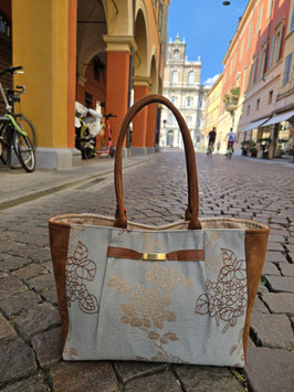 Bella bag shopper Azzurro