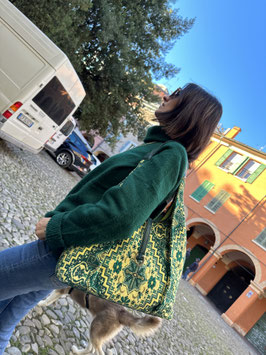 Bellabag mod. Ada verde bottiglia