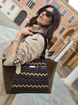 KATHERINE shopper marrone