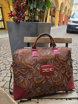 Bella Business bag arancio-marrone