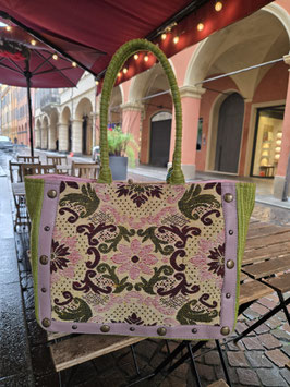 LOVE ROSA-VERDE shopper