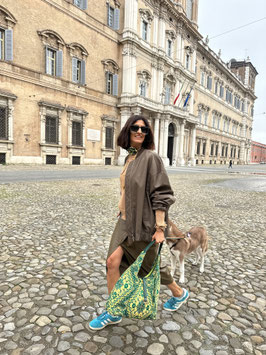 Bellabag mod. Ada verde bottiglia