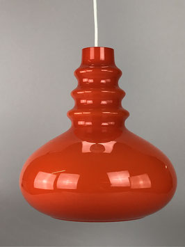 60er 70er Jahre Peill & Putzler Hängelampe Deckenlampe Glas Space Design Lampe