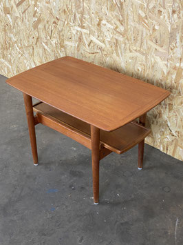 60er 70er Jahre Teak Beistelltisch Bramin Side Table Danish Design Denmark 60s