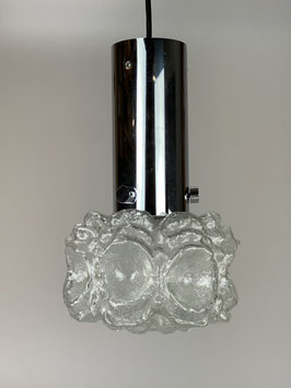 60er 70er Jahre Lampe Leuchte Deckenlampe Limburg Glas Space Age Design 60s 70s
