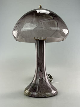 60er 70er Jahre Murano Glas Tischlampe Table Lamp Mushroom Pilzlampe 60s 70s