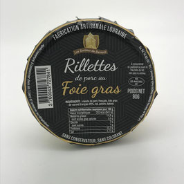 Rillettes de porc au Foie Gras 90g