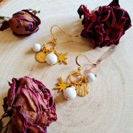 Boucles Elvira Howlite