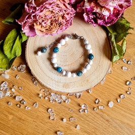 Bracelet Howlite Mix Apatite