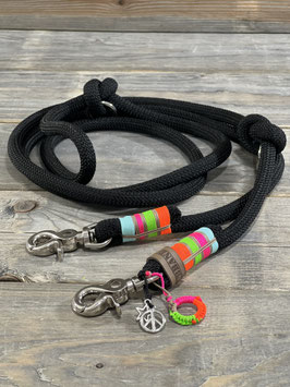 ELBSTRICK / ELBLEASH in Seil BÄTMÄN mit Bonsche wickel *peppa*