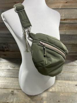 ELBBUDEN´s ELBpack in Softshell light OLIV   in GR M