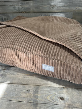 ELBBUDEN´s ELBschnarcher in Cord BEIGE   GR 70x70