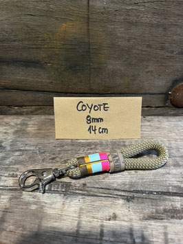 ELBBUDEN´s ELBshieter : Schlüßelanhänger in Seil COYOTE mit Bonsche wickel *madhouse*