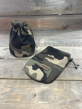 TASCHEN QUICKY in Softshell CAMOU mit Band in Wunschfarbe