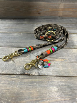 ELBSTRICK / ELBLEASH  in Seil CAMOU mit Bonsche wickel *pico *