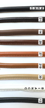 LACCIO PER BORSE IN PELLE CUCITO 4 mm A31 - NUOVI COLORI!!