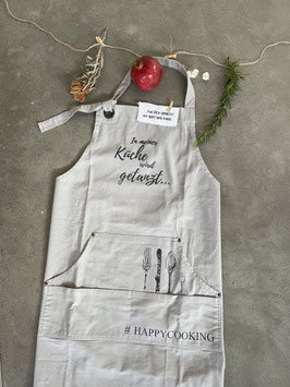Handbedruckte Küchenschürzen