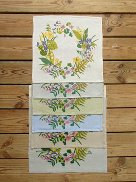 Jobs Handtryck vintage tablett "Fäbodkrans"  / ヨブスヴィンテージタブレット「野山の花輪」