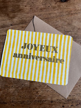 Carte postale Joyeux anniversaire