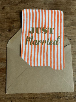 Carte postale Just married