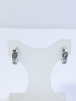 Argolas prata charneira com zircónias 9.2,5 - JPS