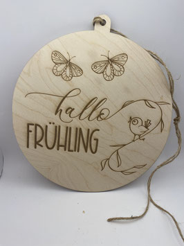 Türschild Frühling