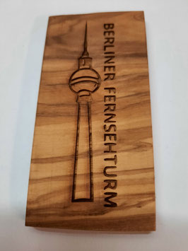 Fernsehturm mit Text "Berliner Fernsehturm"