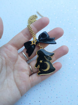 Collier Golden Bunny