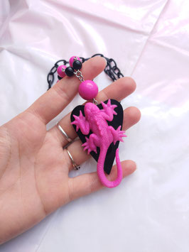 Collier Pink Lizard