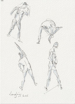 Dessin à l'aquarelle, 2025 - 075