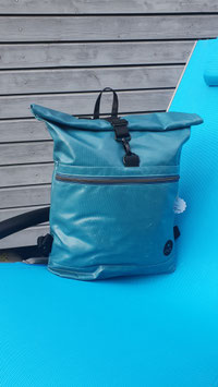 Rolltop-Rucksack "SummerVibes" petrol