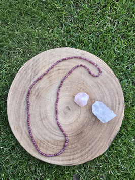 Lepidolith Kette Lang