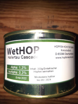 WetHop Hallertauer Cascade Ernte 2022, Dose ca. 300 gr.