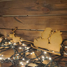 DECORACIÓN PAPA NOEL Y RENO