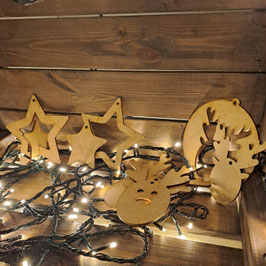 PACK COMBINADO DE ESTRELLAS Y RENOS