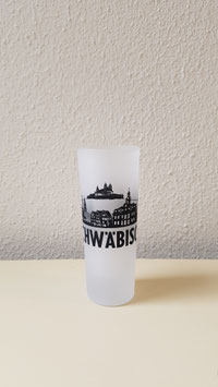 Shot Glas Premium mit Skyline Crailsheim oder Schwäbisch Hall