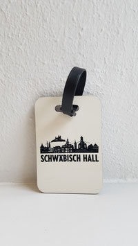 Kofferanhänger mit Skyline Crailsheim oder Schwäbisch Hall