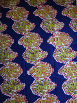 # 3 - Tissu WAX pagne africain 182X118CM -  100% Coton- African Print