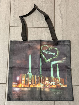 Henkeltasche - Motiv Kraftwerk grün